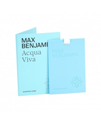 Card parfumat, Acqua Viva, Classic - MAX BENJAMIN